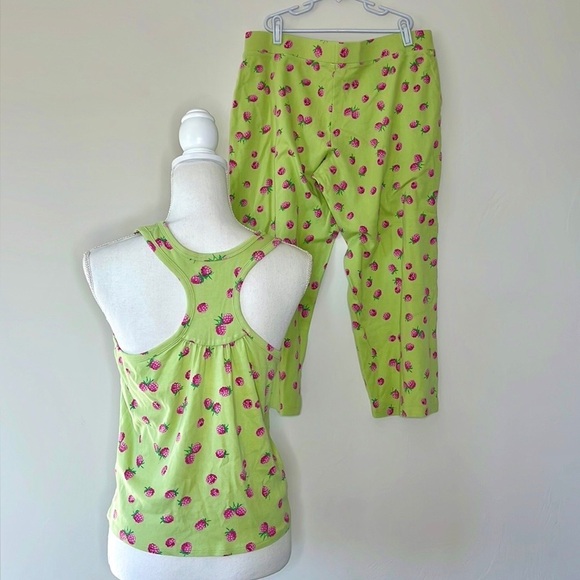 Vintage Victoria’s Secret Raspberry Pajama Set - Picture 3 of 8